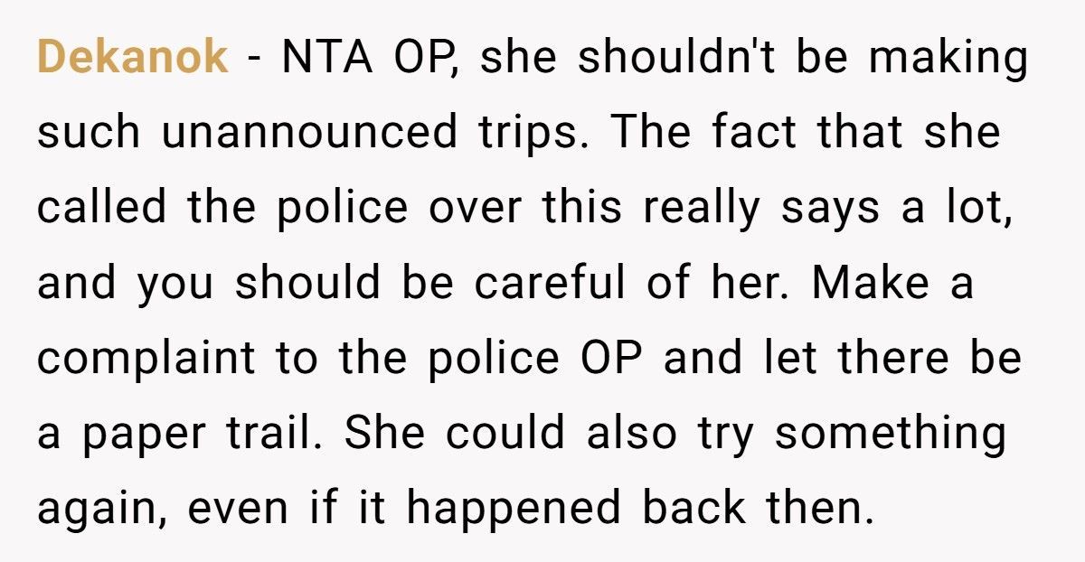 Mom Calls The Police After Her Son’s Ex Refuses To Open The Door For A Surprise Visit