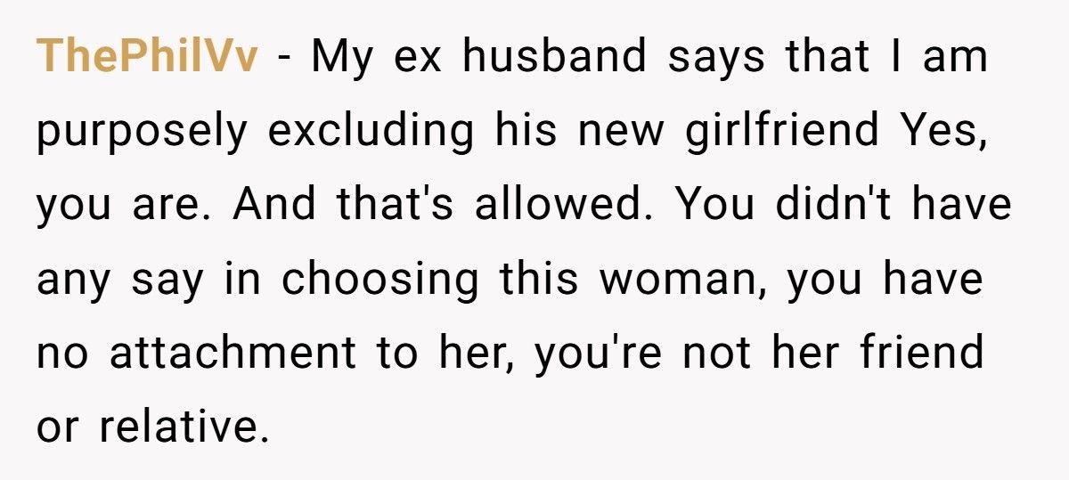 Divorced Mom Refuses To Let Ex Bring His New Girlfriend And Her Kids To Halloween Event