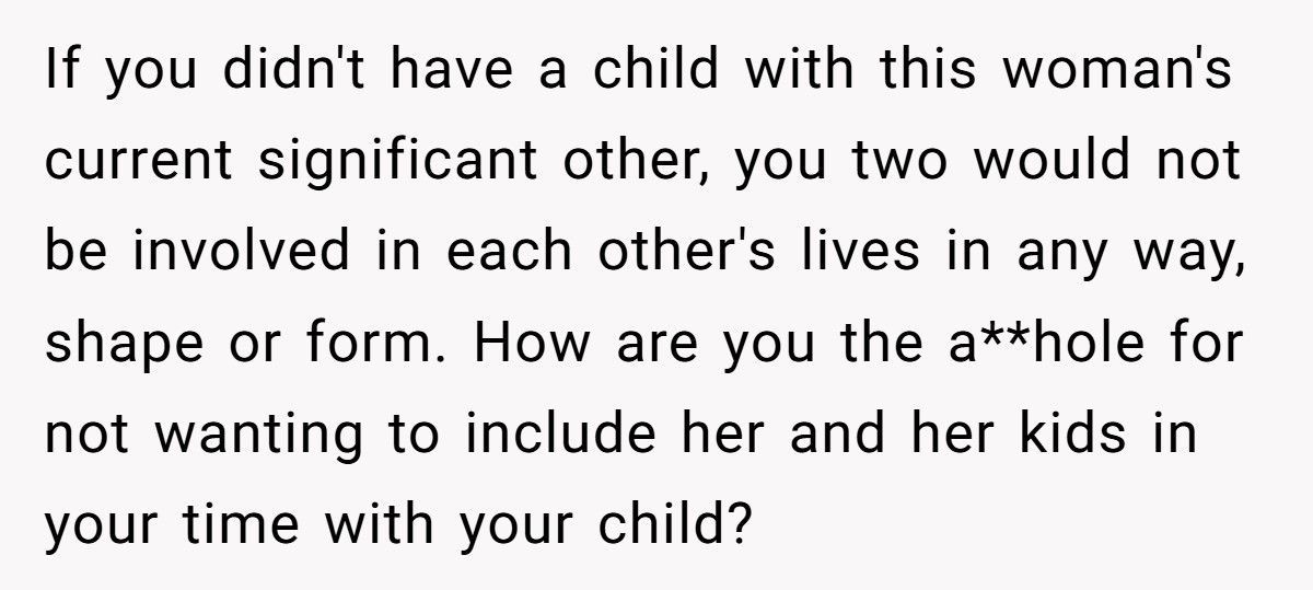 Divorced Mom Refuses To Let Ex Bring His New Girlfriend And Her Kids To Halloween Event