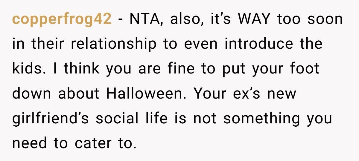 Divorced Mom Refuses To Let Ex Bring His New Girlfriend And Her Kids To Halloween Event