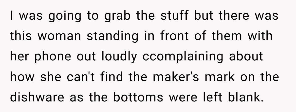 Reseller Freaks Out When Shopper Buys Items She Left Behind At Thrift Store