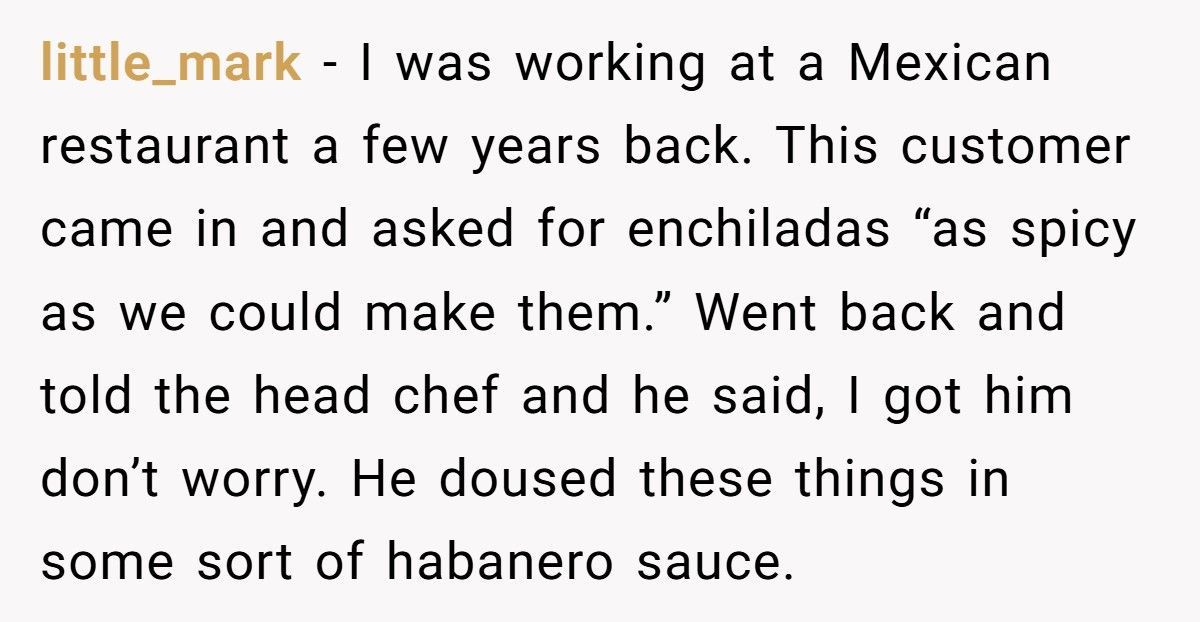 Annoying Customers Send Pizza Back For “Not Spicy Enough”, Chef Loads It With Chilies, They Tip Big