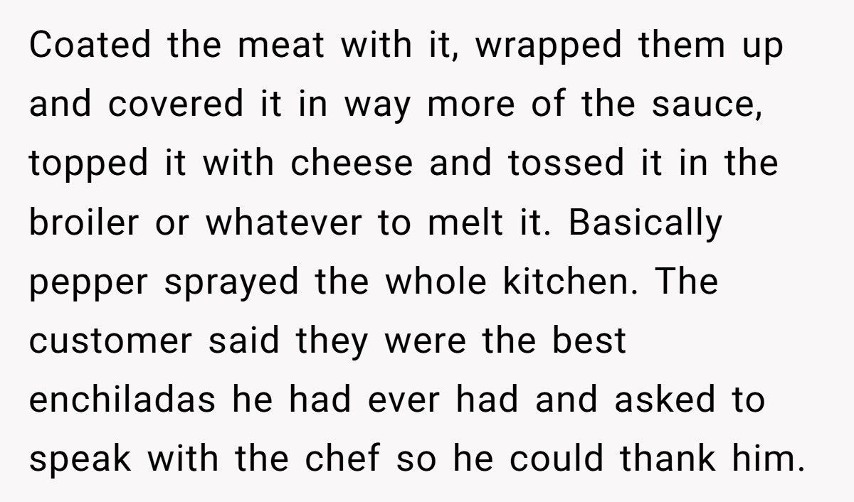 Annoying Customers Send Pizza Back For “Not Spicy Enough”, Chef Loads It With Chilies, They Tip Big