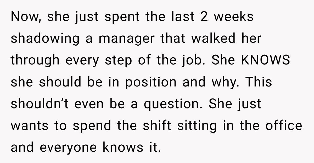 Fast Food Boss Refuses To Do Her Job, Team Lets Her Fail Spectacularly