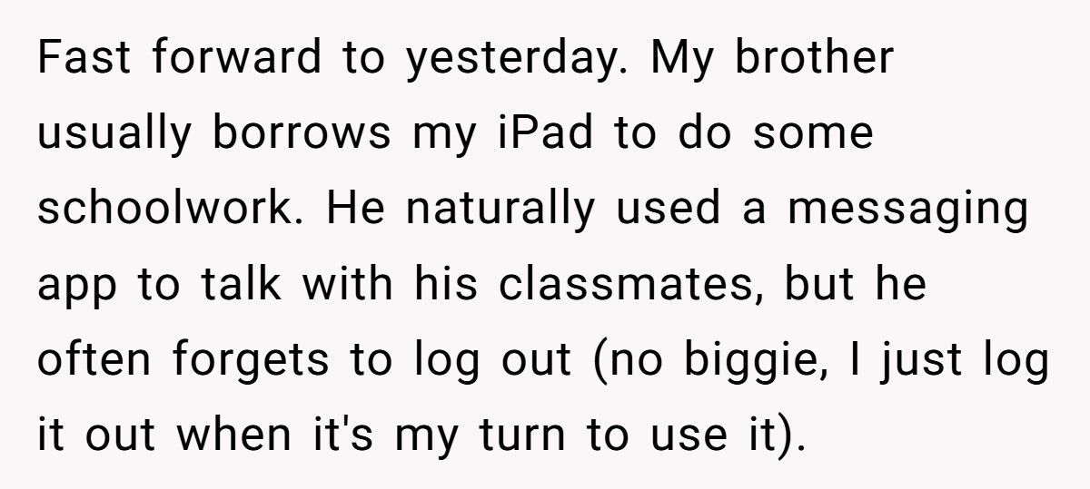Brother Finds Out Sibling’s Secret Relationship, But Should He Bring It Up?
