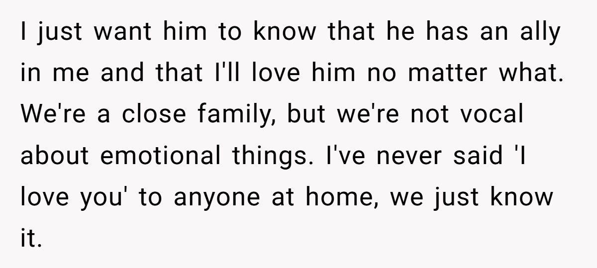Brother Finds Out Sibling’s Secret Relationship, But Should He Bring It Up?