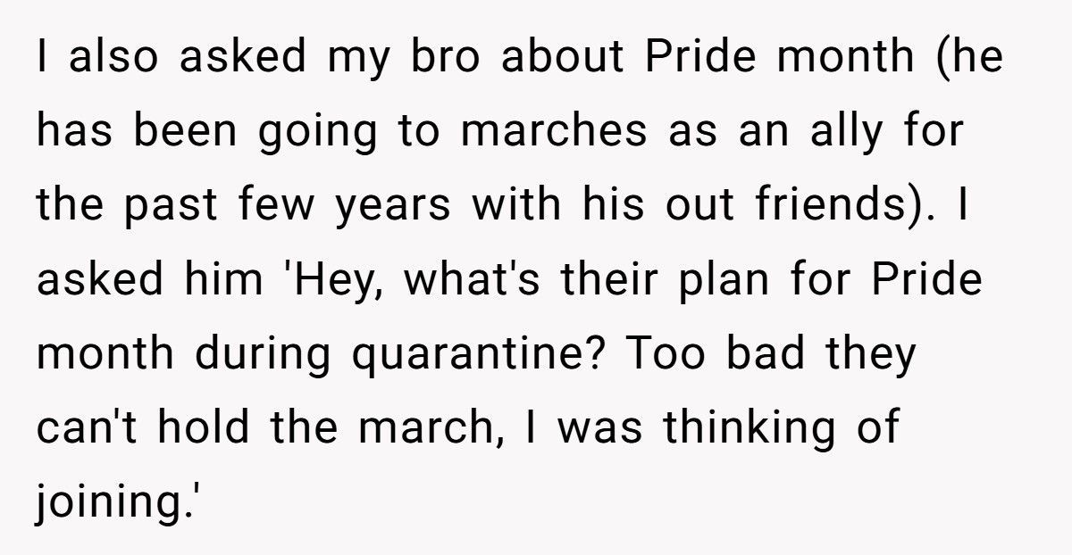 Brother Finds Out Sibling’s Secret Relationship, But Should He Bring It Up?