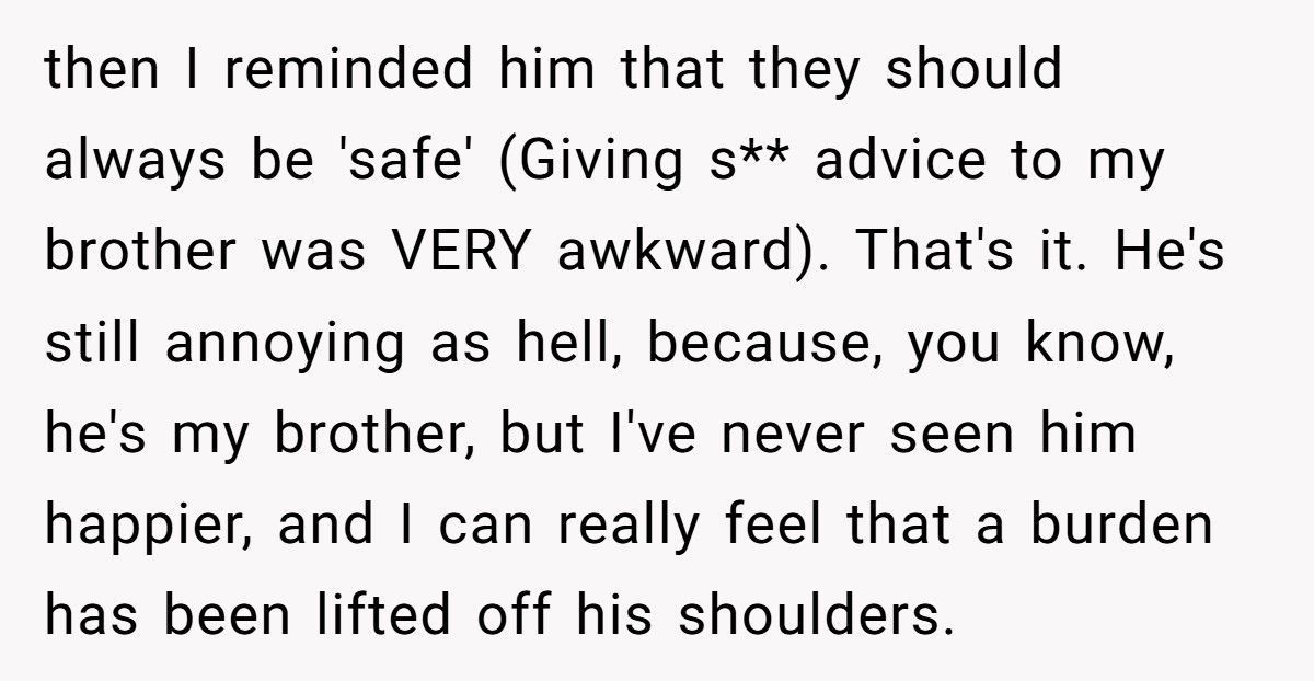 Brother Finds Out Sibling’s Secret Relationship, But Should He Bring It Up?