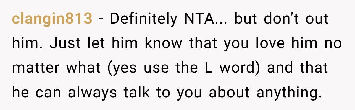 Brother Finds Out Sibling’s Secret Relationship, But Should He Bring It Up?