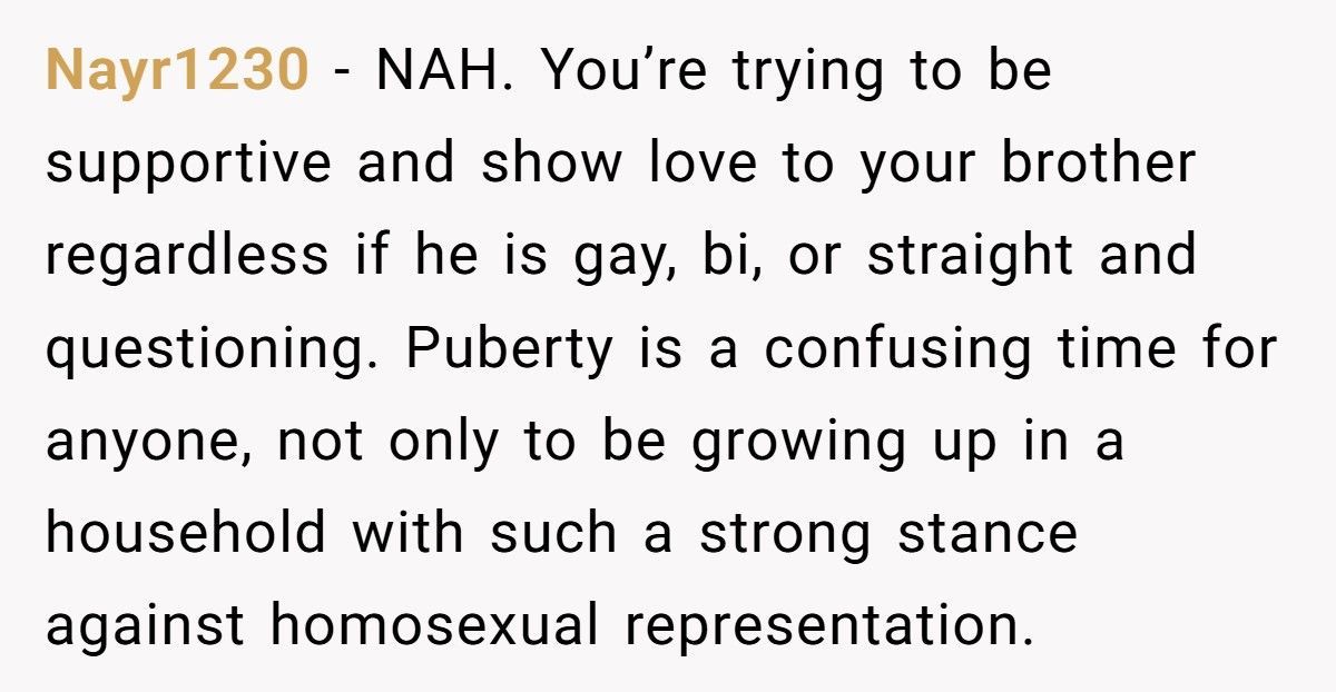 Brother Finds Out Sibling’s Secret Relationship, But Should He Bring It Up?