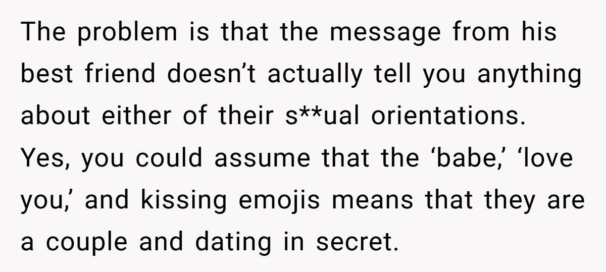 Brother Finds Out Sibling’s Secret Relationship, But Should He Bring It Up?