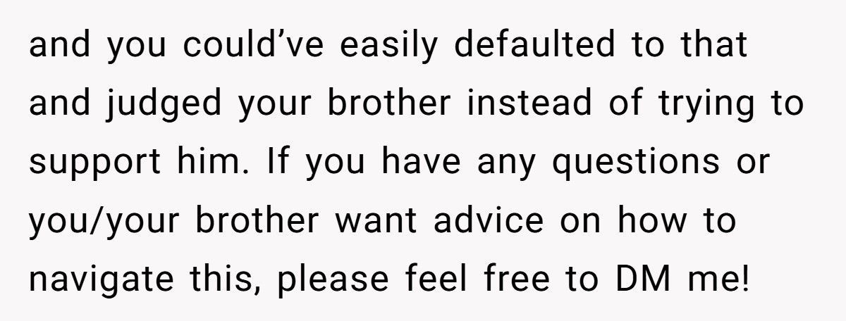 Brother Finds Out Sibling’s Secret Relationship, But Should He Bring It Up?