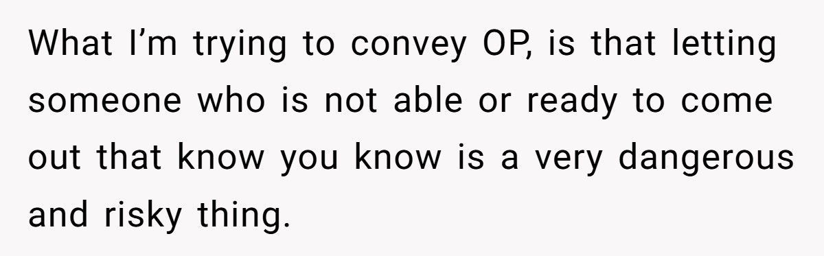 Brother Finds Out Sibling’s Secret Relationship, But Should He Bring It Up?