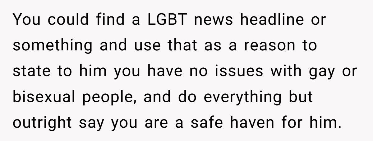 Brother Finds Out Sibling’s Secret Relationship, But Should He Bring It Up?