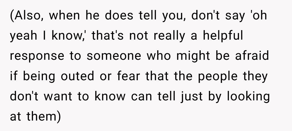 Brother Finds Out Sibling’s Secret Relationship, But Should He Bring It Up?
