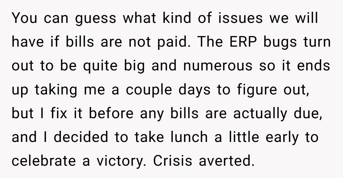 Boss Tells Employee To “Stick To Job Title”, Chaos Ensues When No One Gets Paid