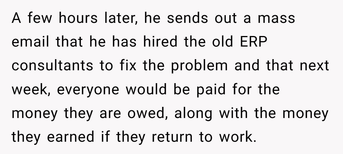 Boss Tells Employee To “Stick To Job Title”, Chaos Ensues When No One Gets Paid