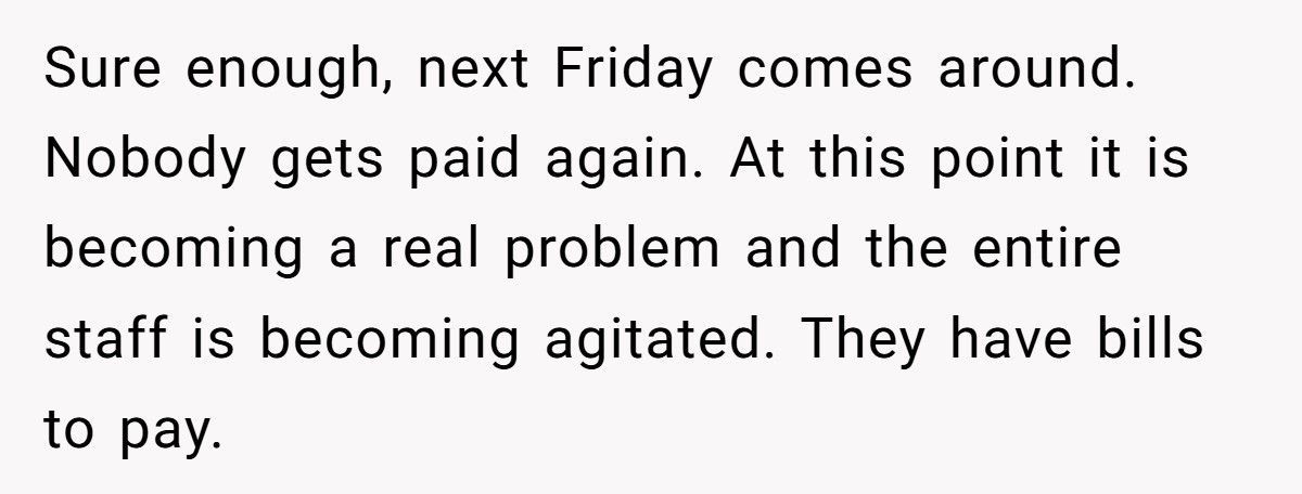 Boss Tells Employee To “Stick To Job Title”, Chaos Ensues When No One Gets Paid
