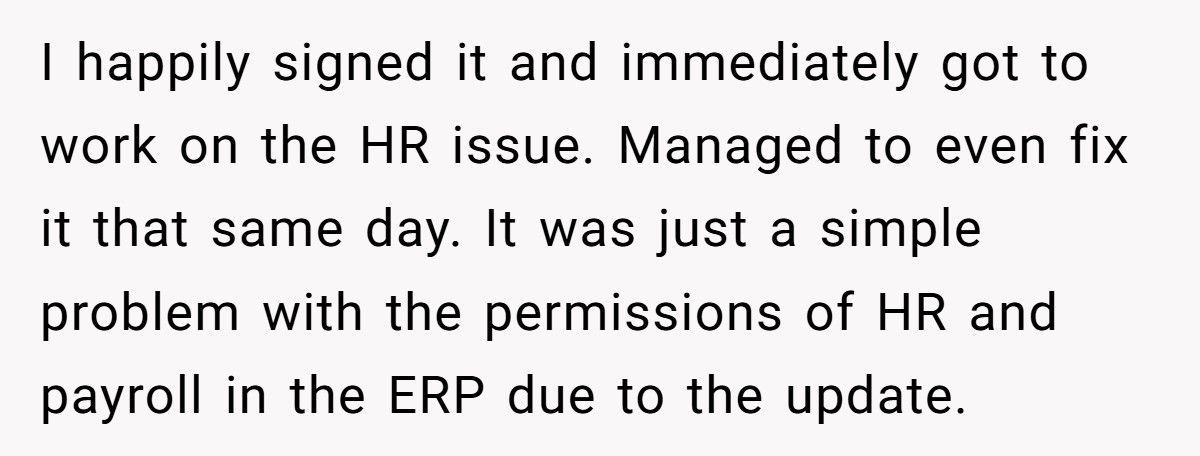 Boss Tells Employee To “Stick To Job Title”, Chaos Ensues When No One Gets Paid