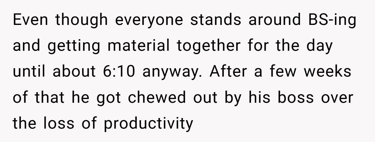 Boss Docks 15 Minutes For Being 1 Minute Late, Then Gets Mad When Worker Refuses Free Labor