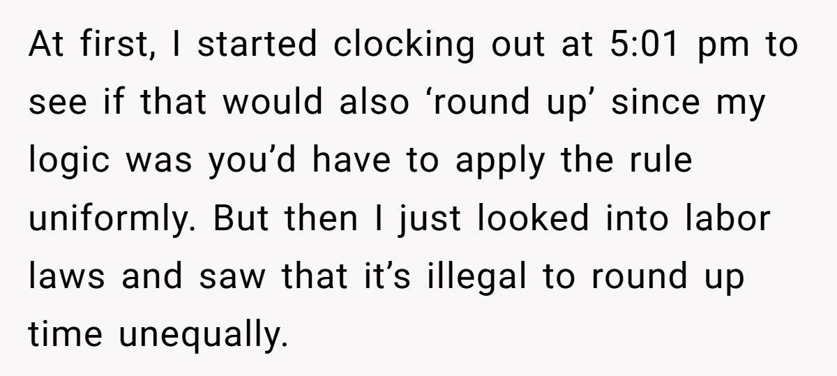 Boss Docks 15 Minutes For Being 1 Minute Late, Then Gets Mad When Worker Refuses Free Labor