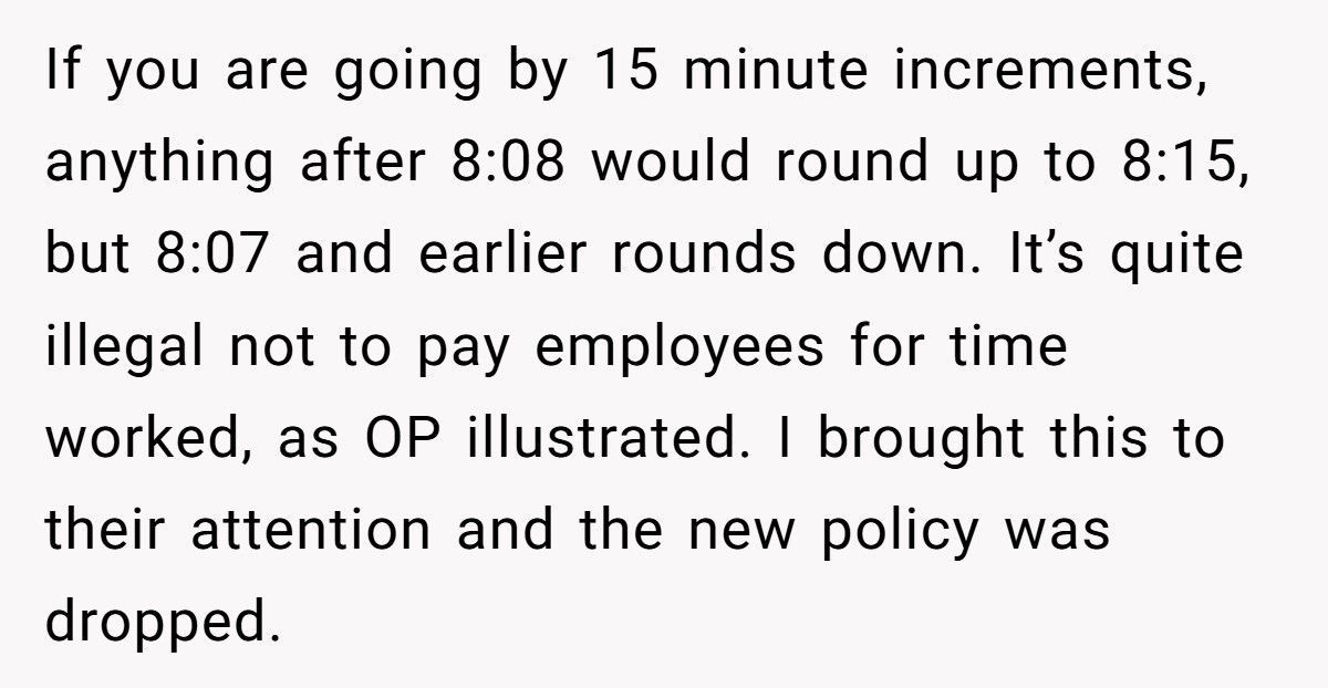Boss Docks 15 Minutes For Being 1 Minute Late, Then Gets Mad When Worker Refuses Free Labor