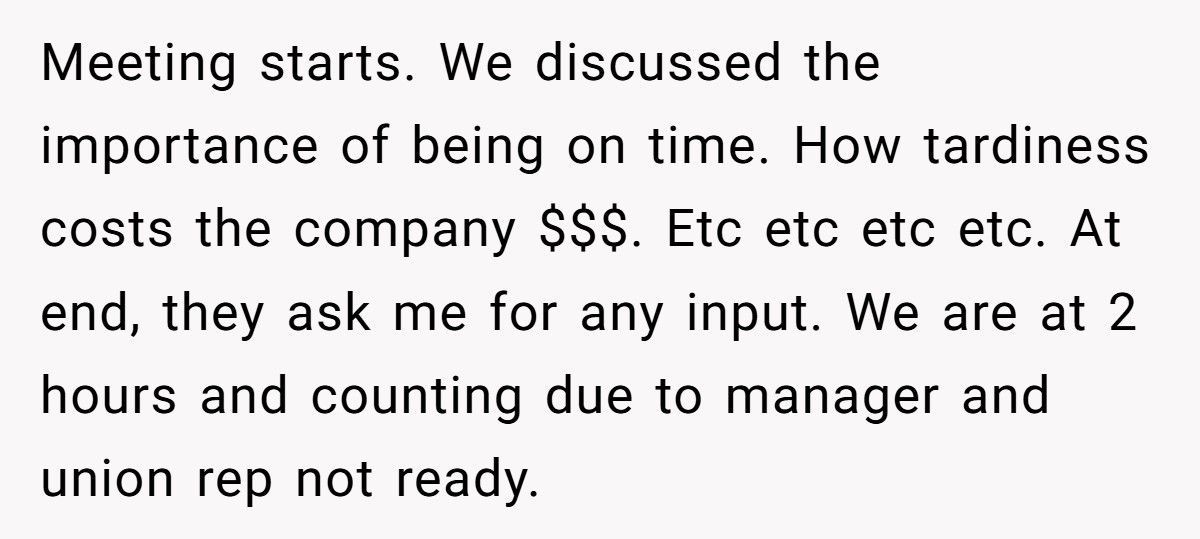 Boss Docks 15 Minutes For Being 1 Minute Late, Then Gets Mad When Worker Refuses Free Labor