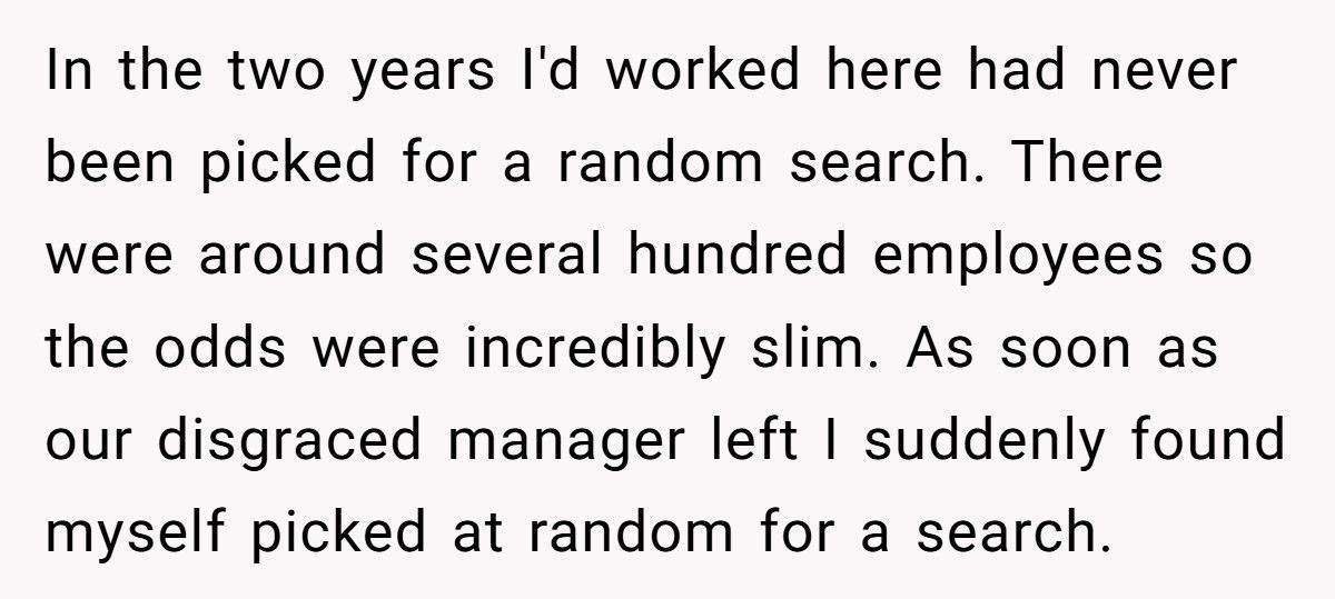 Boss Keeps Picking Her For Random Checks, So She Makes Him Dig Through Her Period Underwear