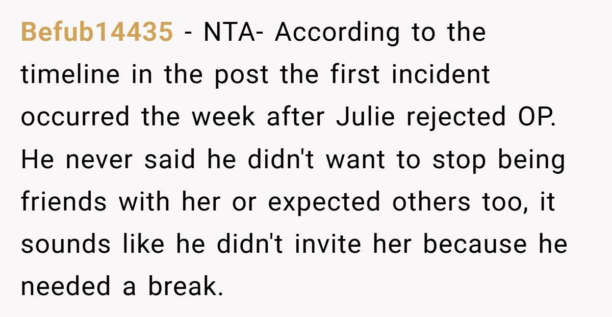 Guy Bans Girl From Pool Parties After She Rejected Him, Friend Group Calls Him Petty