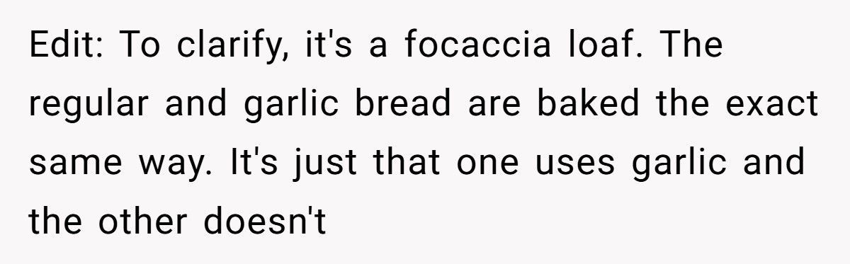 Waitress Called Cruel For Serving Regular Bread When Pregnant Customer Ordered Garlic-Free Garlic Bread