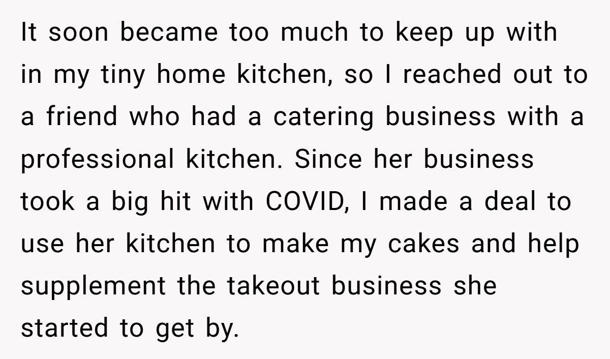 Baker Cousin Calls Them A “Sellout” After They Turns Grandma’s Secret Recipe Into A Business