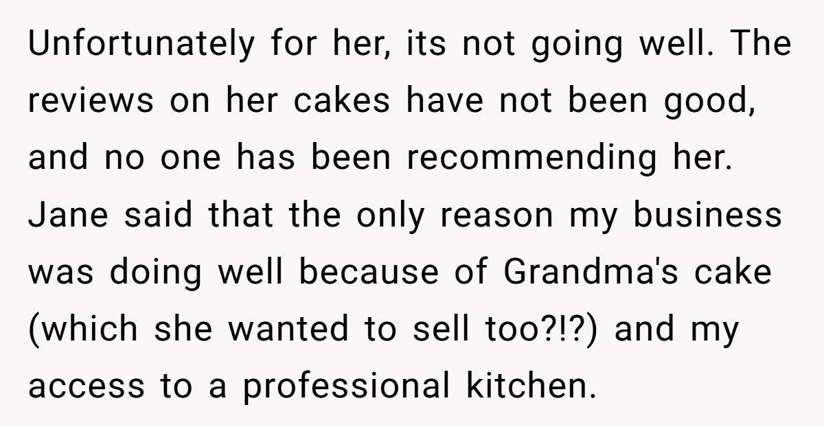 Baker Cousin Calls Them A “Sellout” After They Turns Grandma’s Secret Recipe Into A Business