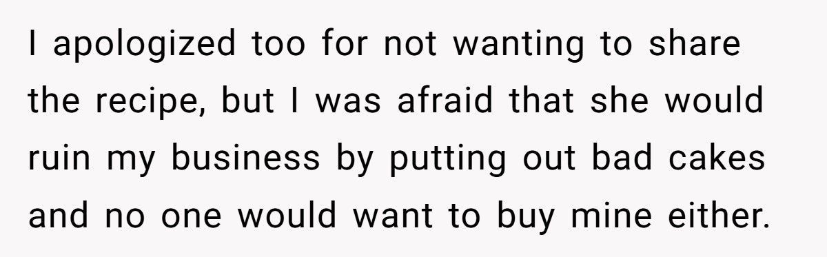 Baker Cousin Calls Them A “Sellout” After They Turns Grandma’s Secret Recipe Into A Business