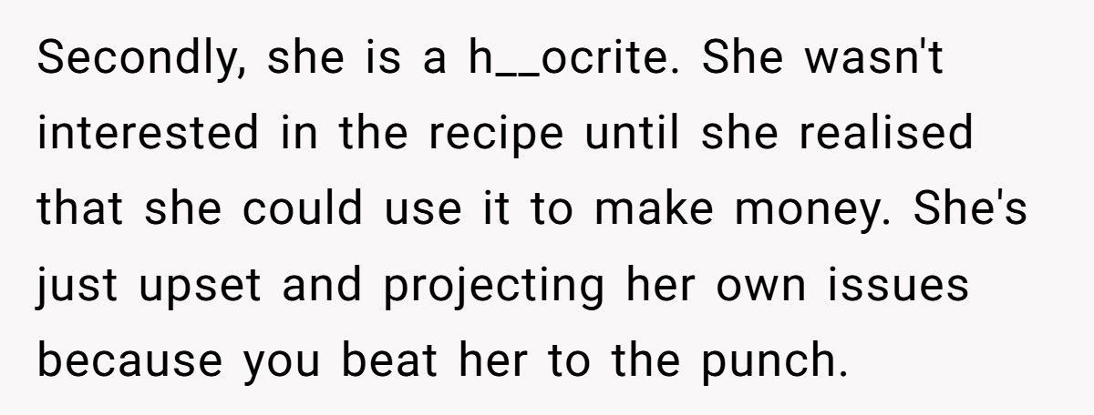 Baker Cousin Calls Them A “Sellout” After They Turns Grandma’s Secret Recipe Into A Business