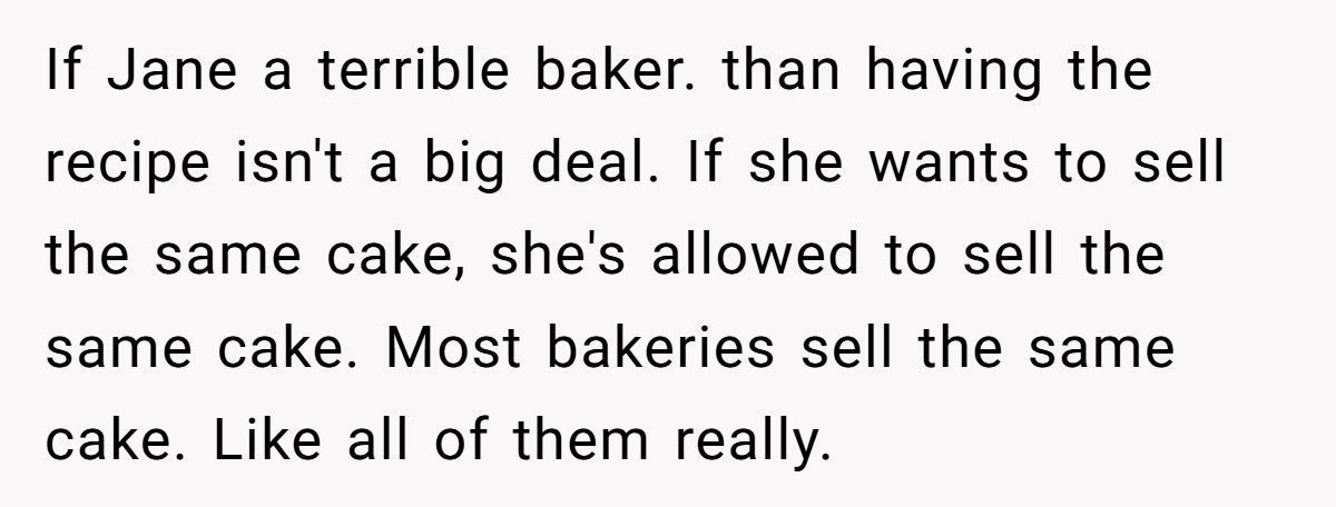 Baker Cousin Calls Them A “Sellout” After They Turns Grandma’s Secret Recipe Into A Business