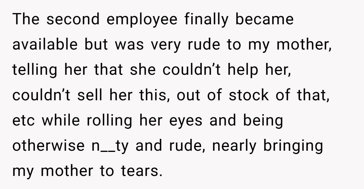 French Clerk Refuses To Sell To “The American”, Then Regrets It When Her Husband Shows Up