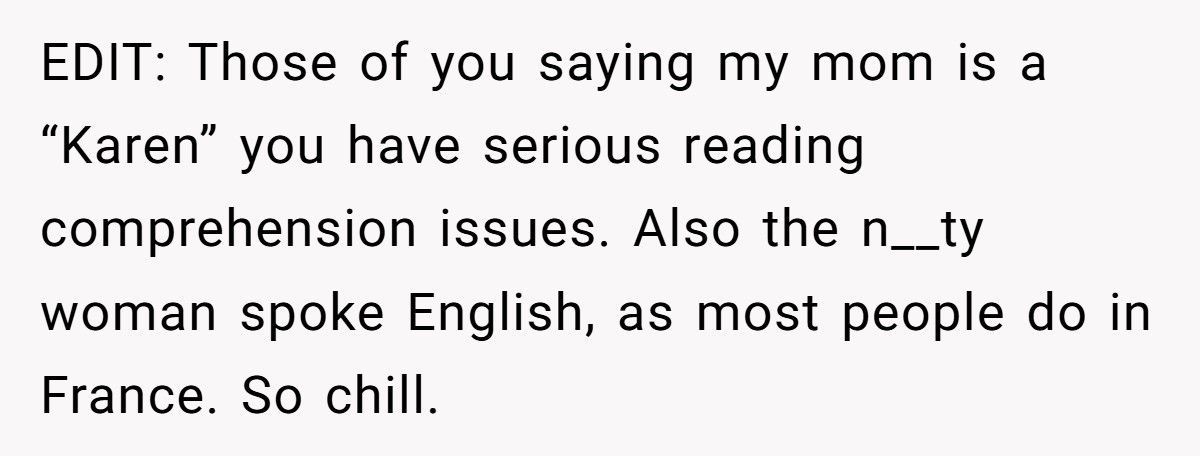 French Clerk Refuses To Sell To “The American”, Then Regrets It When Her Husband Shows Up