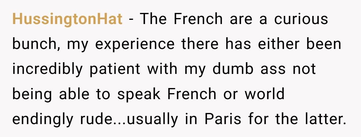 French Clerk Refuses To Sell To “The American”, Then Regrets It When Her Husband Shows Up