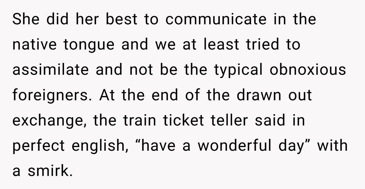 French Clerk Refuses To Sell To “The American”, Then Regrets It When Her Husband Shows Up