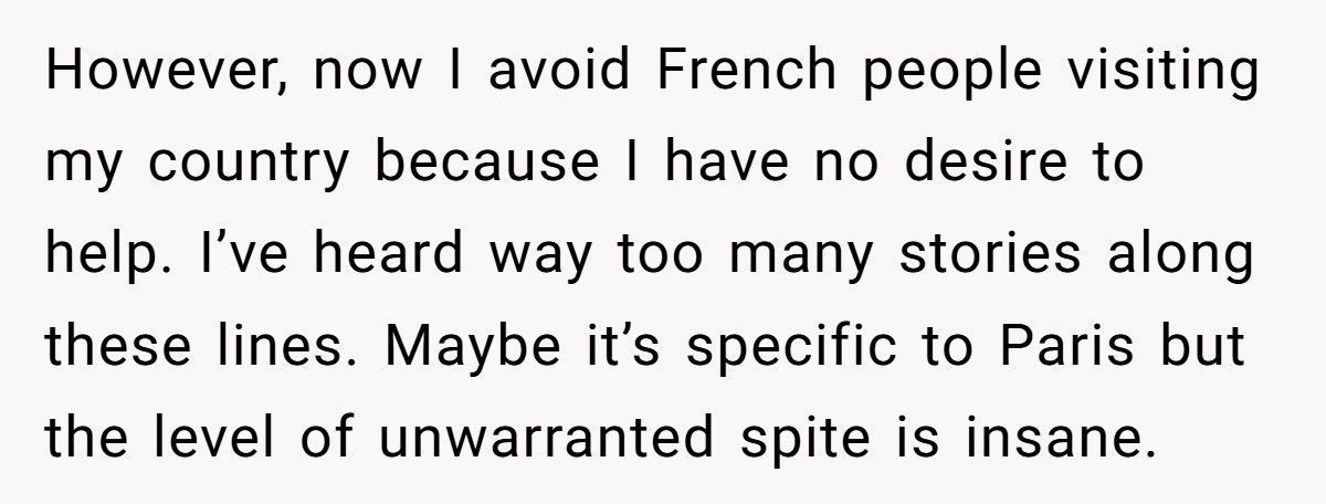 French Clerk Refuses To Sell To “The American”, Then Regrets It When Her Husband Shows Up