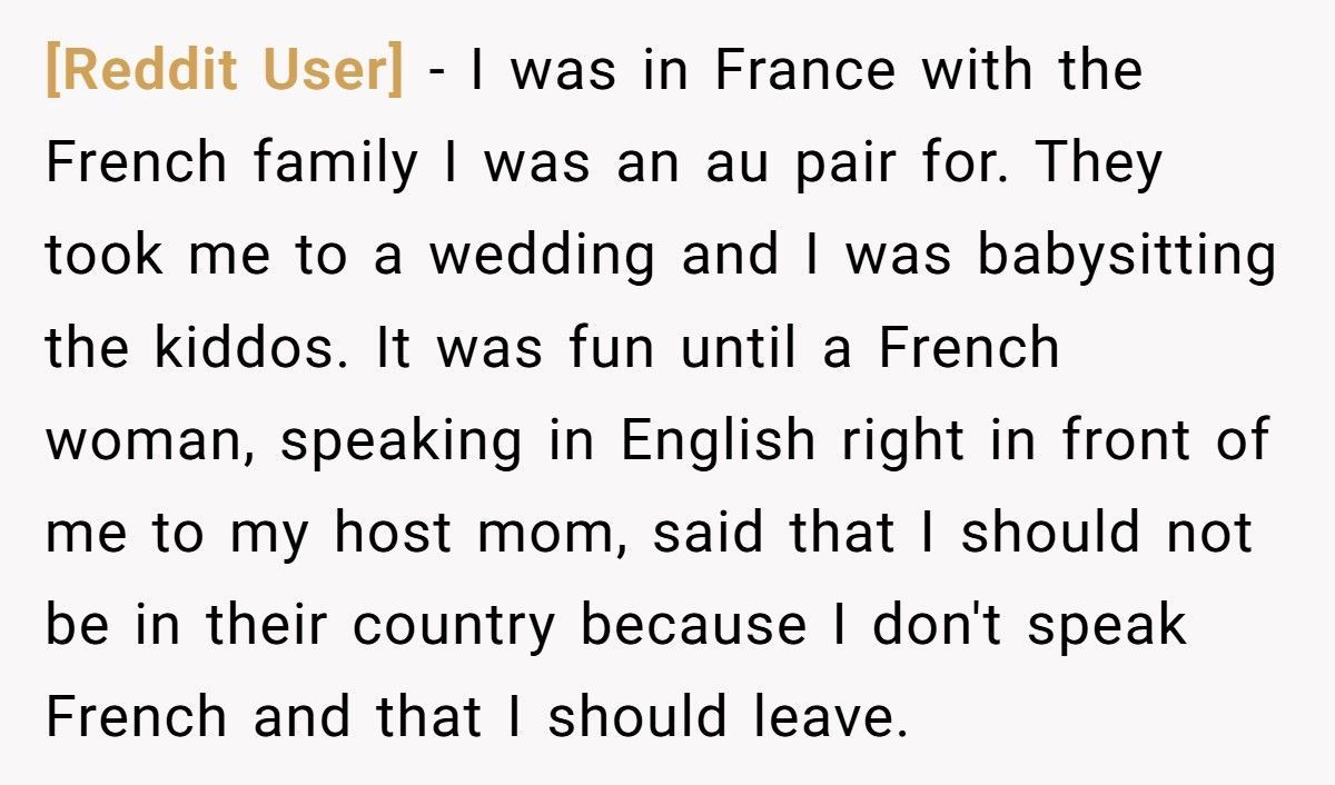 French Clerk Refuses To Sell To “The American”, Then Regrets It When Her Husband Shows Up