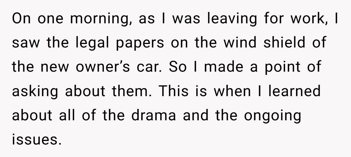 Man Installs Camera After Car Damage, Neighbour Sells House Within A Week