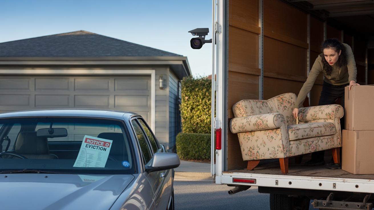 Man Installs Camera After Car Damage, Neighbour Sells House Within A Week