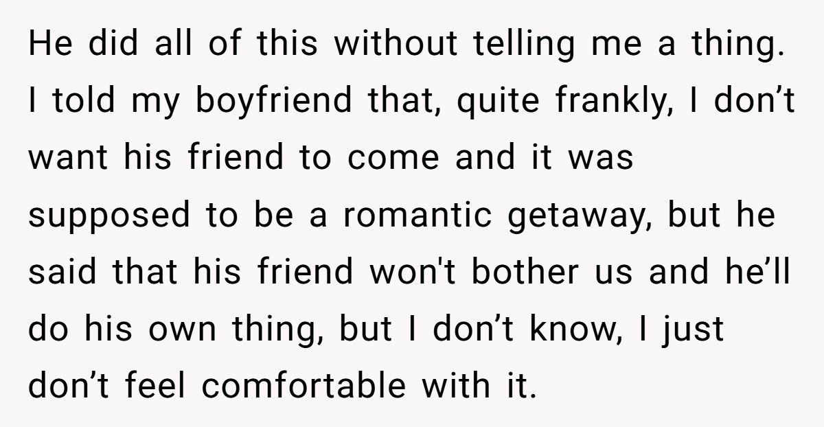 Woman Cancels Paris Trip After Boyfriend Decides To Share Their Hotel Room With A Friend