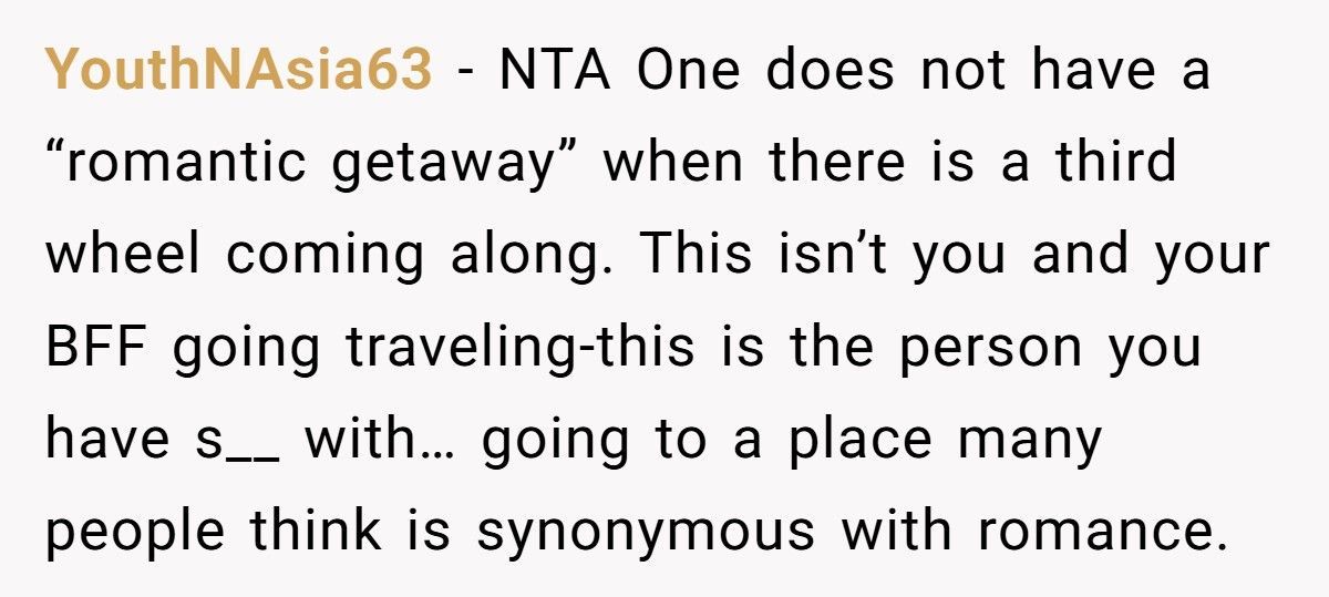 Woman Cancels Paris Trip After Boyfriend Decides To Share Their Hotel Room With A Friend