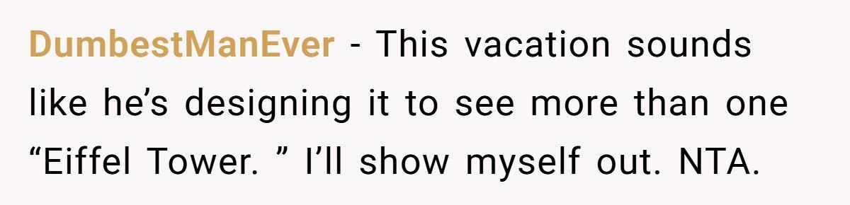 Woman Cancels Paris Trip After Boyfriend Decides To Share Their Hotel Room With A Friend