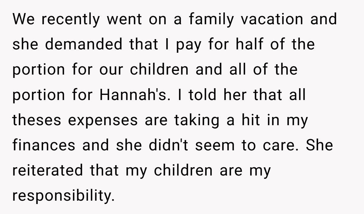 Man Demands His Wife Pay “Fair Share” While She’s Already Covering Most Of Their Kids’ Expenses