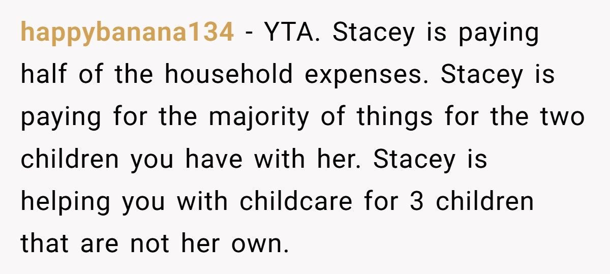 Man Demands His Wife Pay “Fair Share” While She’s Already Covering Most Of Their Kids’ Expenses