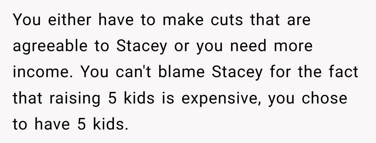 Man Demands His Wife Pay “Fair Share” While She’s Already Covering Most Of Their Kids’ Expenses
