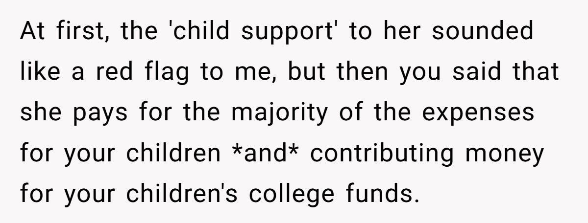 Man Demands His Wife Pay “Fair Share” While She’s Already Covering Most Of Their Kids’ Expenses